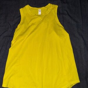 Lululemon Athletica Vibrant Yellow-Green Tank Top